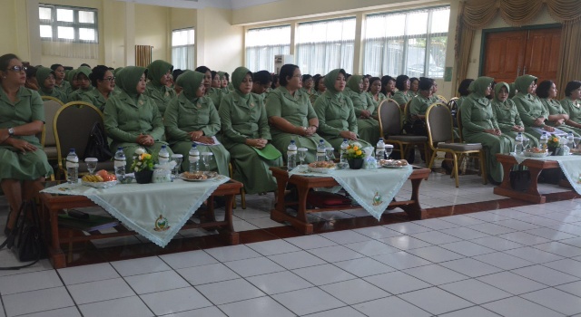 Tindak Lanjuti Hasil Mupus, Persit KCK Koorcab Rem 131 Gelar Pertemuan Gabungan