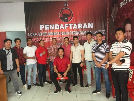 Bacaleg DPRD Sulut, TOAR WONGKAR Resmi Mendaftar di PDI-P