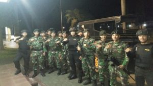 Tingkatkan Keamanan, Polres Minsel dan Kompi C/712 Amurang Gelar Razia Gabungan