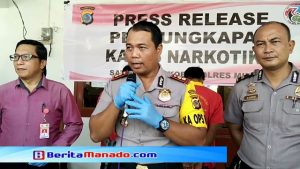 Edarkan Sabu, 2 Sopir Trans Sulawesi Diciduk Polres Minsel