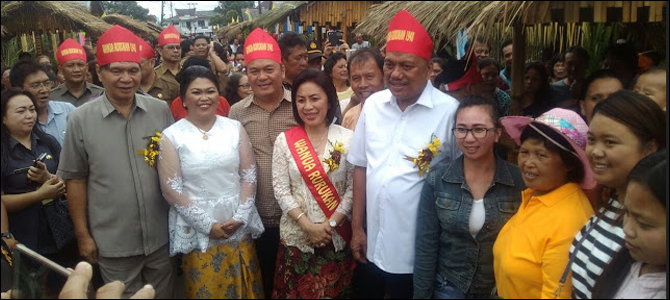 Hadiri HUT Negeri Rurukan, Miky Wenur Minta Optimalkan Promosi Pariwisata