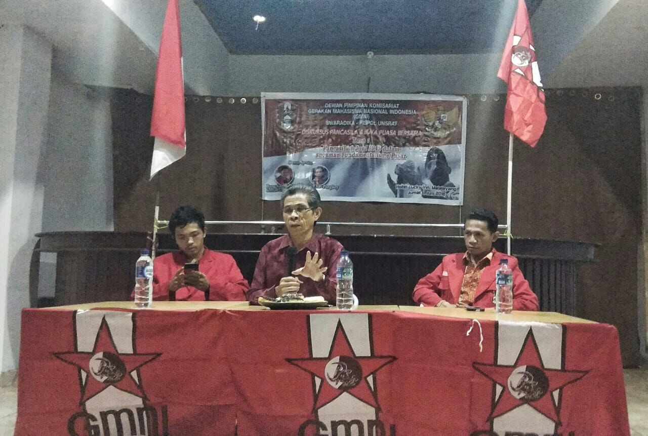 Diskursus GMNI, ELIAS PANGKEY: Di Orde Baru Pancasila Dijadikan Tameng