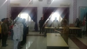 Wabup HELMUD HONTONG Lantik 2 PJ Kapitalaung dan 3 MTK.