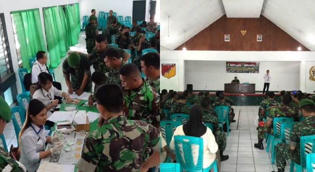BNN Bitung Kumpul Puluhan Anggota TNI dari Secata B