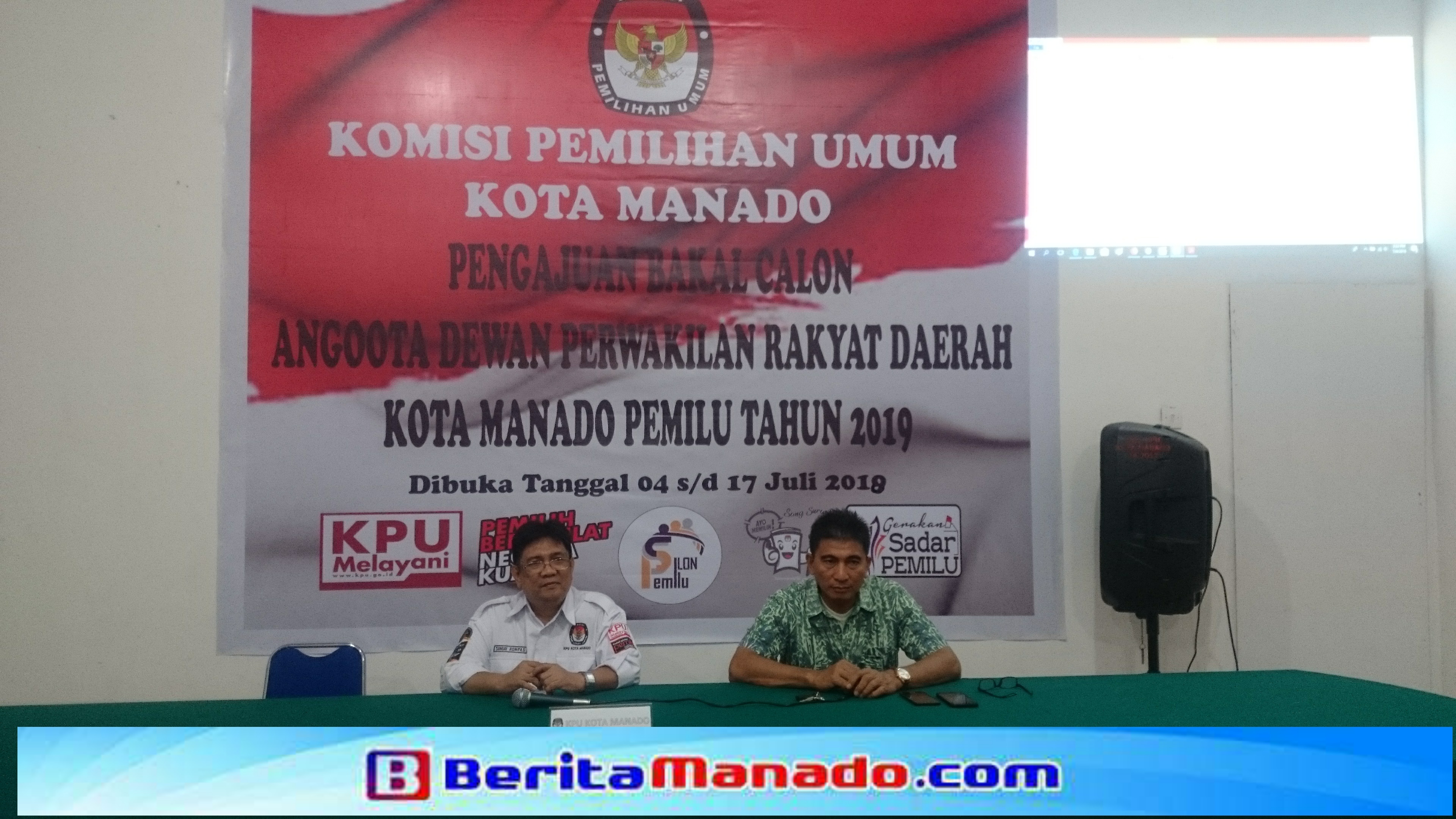 Hari Pertama Dibuka, Belum ada Parpol Daftar di KPU Manado