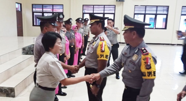 Ini Pesan Kapolres WINARDI PRABOWO Dalam Upacara Kenaikan Pangkat