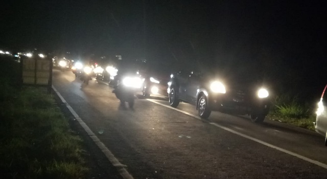 Warga Puji Kesigapan Polres Urai Kemacetan "Pengucapan Syukur" Minsel