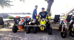 Nikmati Pemandangan di Pantai Pribadi Mercure Manado Resort and Convention Dengan ATV
