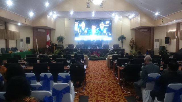 DPRD Kota Manado Gelar Rapat Paripurna Istimewa Mendengarkan Pidato Presiden RI