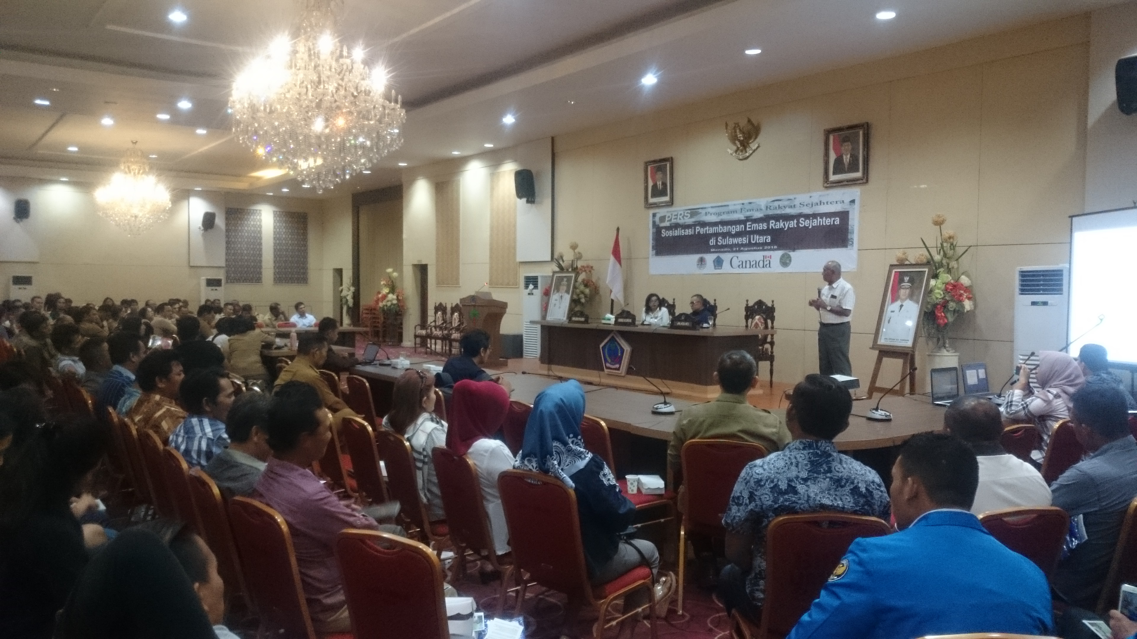 PERS Gelar Sosialisasi Pertambangan Emas Rakyat Sejahtera di Sulut