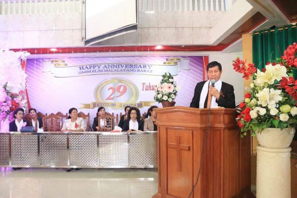 HUT ke-29 GMIM Elim Malalayang 1 Barat, VICKY LUMENTUT Harap Jemaat Terus Bertumbuh