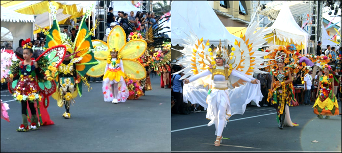 Tomohon Flower Carnival: Kota Gorontalo Best Performance, Bolmong Best Colorful