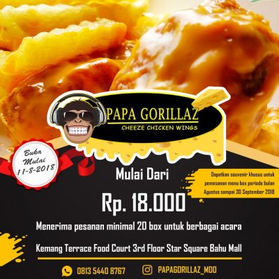 Lezatnya Kuliner Papa Gorillaz di Star Square Bahu 9 Lezatnya Kuliner Papa Gorillaz di Star Square Bahu