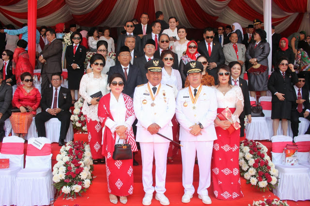 Irup OLLY DONDOKAMBEY, Ini Mereka yang Terlibat di Upacara Bendera HUT Proklamasi