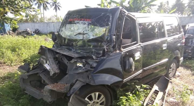 Tabrak Dump Truk, Pengemudi Tewas Dalam Lakalantas di Amurang