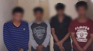 Polsek Ranoyapo Ringkus 4 Terduga Pelaku Pelemparan Kendaraan