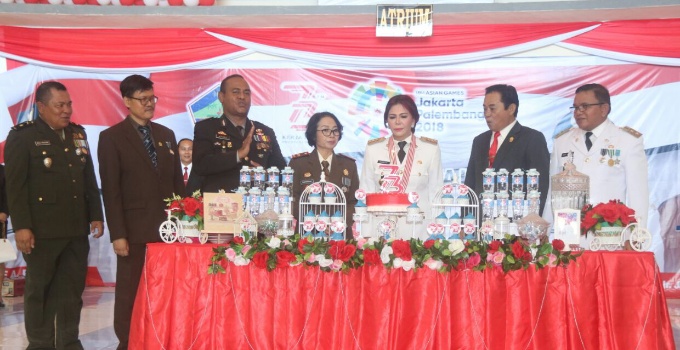 Upacara Bendera HUT Kemerdekaan RI di Minut Berlangsung Hikmat