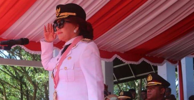 Upacara Bendera HUT Kemerdekaan RI di Minut Berlangsung Hikmat