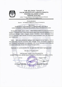 Ini 10 Nama Calon Anggota KPU Sangihe Lulus Sepuluh Besar yang Diumumkan Timsel
