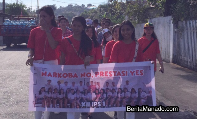 Ini Cara SMAN 3 Manado Suport Manado Fiesta 2018