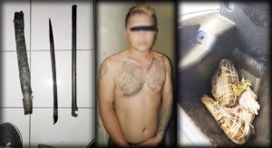 Gelar Patroli, Polsek Kawangkoan Amankan Pelaku Sajam