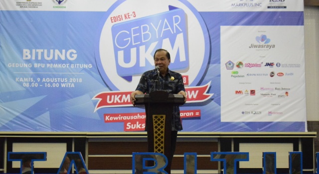 Bitung Tuan Rumah Gebyar UKM Indonesia 2018, Wali Kota Janji Ini