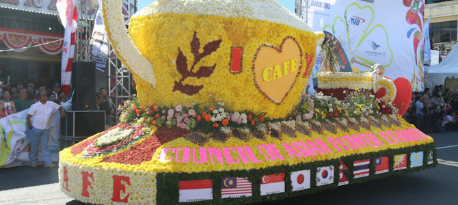Float The Council of Asian Flower Exhibition