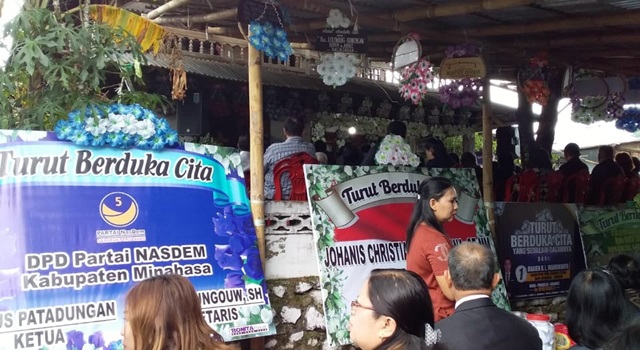Keluarga Besar Partai NasDem Minahasa Berduka