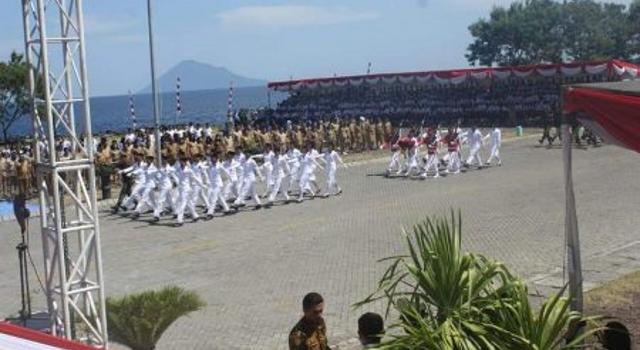 Ini Alasan Pemkot Manado Gelar Upacara HUT ke-73 RI di Teluk Manado