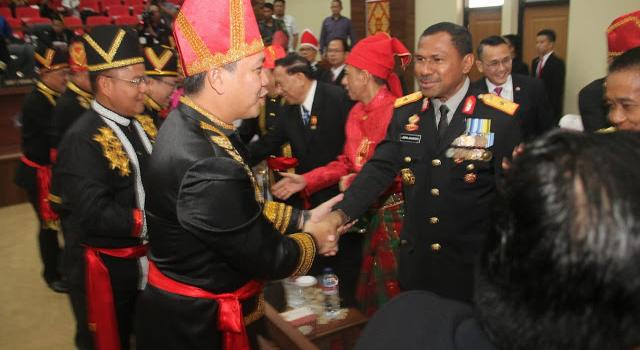 Gubernur Olly Dondokambey Paparkan Keberhasilan Pembangunan di Rapat Paripurna HUT Provinsi