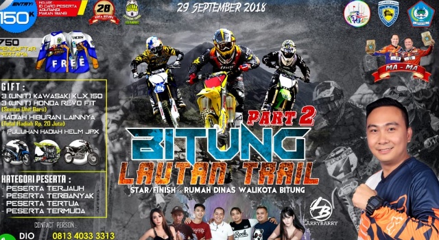 Bitung Lautan Trail 2 Bakal Sugukan Keindahan Alam Bitung