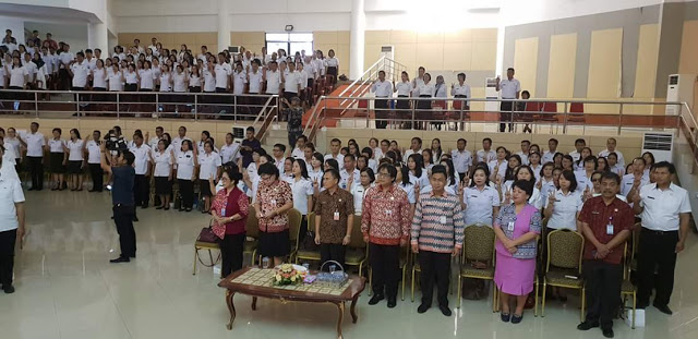 Ini Pesan Gubernur OLLY DONDOKAMBEY kepada Ratusan Pejabat yang Baru Dilantik