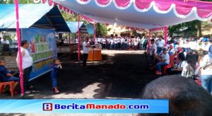 Bersih-bersih Pantai Warnai Family Gathering Polres Bitung