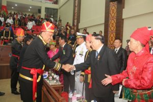 Gubernur Olly Dondokambey Paparkan Keberhasilan Pembangunan di Rapat Paripurna HUT Provinsi