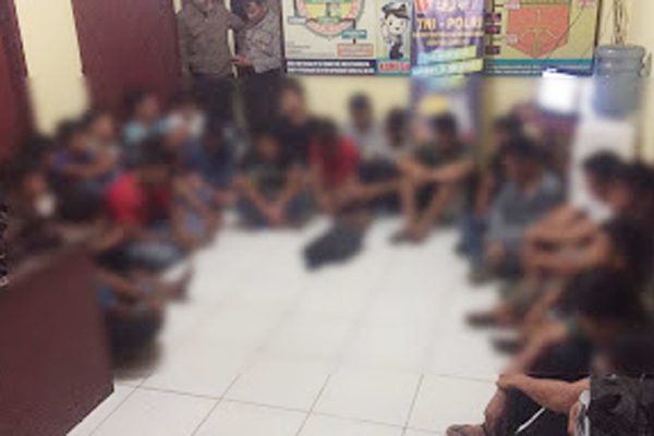 Buat Keributan, Puluhan Remaja di Tompasobaru diamankan Polisi