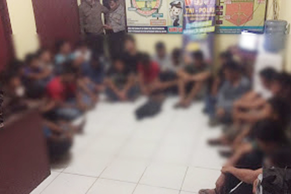 Buat Keributan, Puluhan Remaja di Tompasobaru diamankan Polisi