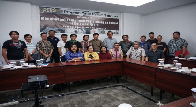 AGC dan AMAN Gelar Seminar Tambang Rakyat, Forum PESK Sulut Dibentuk