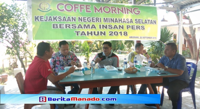 Pererat Hubungan, Kejari Minsel I Wayan Eka Miartha Jumpa Wartawan