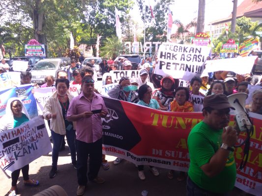 Massa Gabungan Serukan Pemerintah Untuk Jalankan Reforma Agraria Sejati