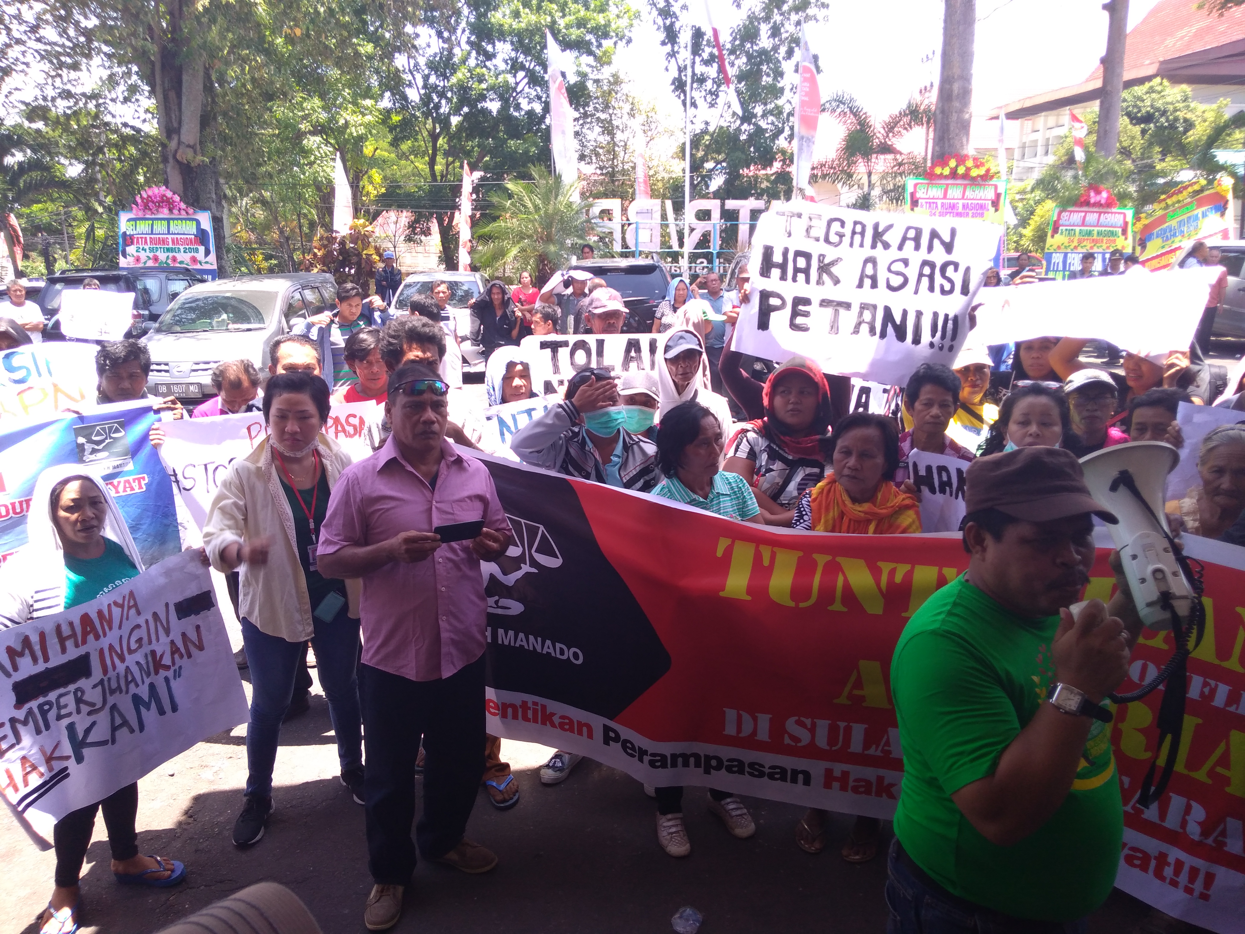 Massa Gabungan Serukan Pemerintah Untuk Jalankan Reforma Agraria Sejati