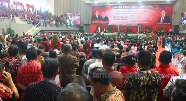 Pelantikan, Sertijab dan Pisah Sambut Bupati Minahasa Meriah