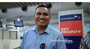 Gaya Milenial, Garuda Indonesia Buka Layanan e-Boarding di Bandara Sam Ratulangi