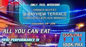 Besok! Special Saturday Night di Bayview Terrace Lion Hotel Manado