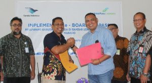 Manfaatkan e-Boarding Pass, Penumpang Garuda Tak Perlu Lelah Antri di Bandara Sam Ratulangi