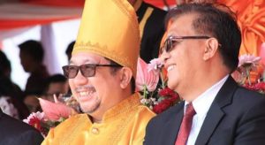 Wakili Vicky Lumentut, Mor Bastiaan Hadiri Puncak Peringatan HUT ke-54 Provinsi Sulut
