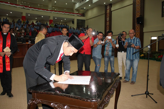 Dilantik Andrei Angouw, Wagub Kandouw Ingatkan Audy Wongkar Beri Contoh Baik