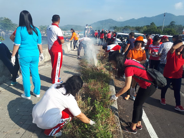 Ini yang Dilakukan Ribuan ASN dan THL Pemprov Sulut Jumat Pagi