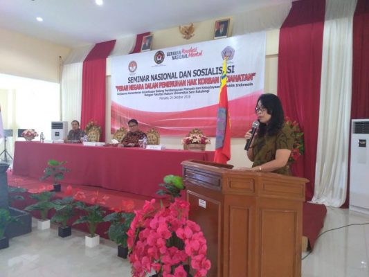Flora Kalalo: Sebagai Lembaga Edukasi, FH Unsrat Berperan Bantu LPSK Lindungi Masyarakat