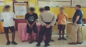 Berkelahi di Sekolah Gunakan Sajam, 4 Siswa SMP Diamankan Polsek Tenga