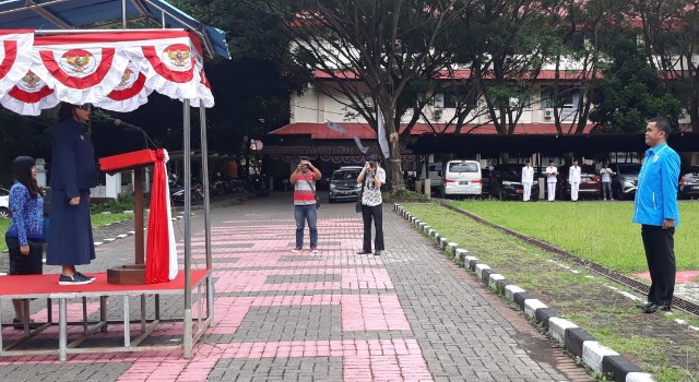 Irup Hari Sumpah Pemuda, Bupati Vonnie Panambunan Bacakan Sambutan Menpora